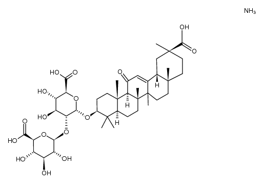 Glycyrrhizic acid 2NH4 Structure