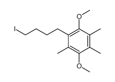 2,3,5-trimethyl-1,4-dimethoxy-6-(4-iodobutyl)benzene Structure