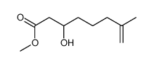 methyl 3-hydroxy-7-methyloct-7-enoate Structure