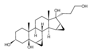 3β,5β-二羟基屈螺酮-d4开环醇杂质结构式