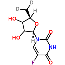 去氧氟尿苷-d2结构式