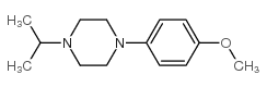 4-(4-甲氧基苯基)-1-(1-甲基乙基)哌嗪结构式