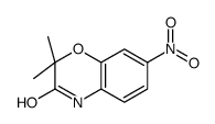 2,2-二甲基-7-硝基-2H-苯并[b][1,4]噁嗪-3(4h)-酮结构式