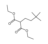(3,3-dimethyl-butyl)-malonic acid diethyl ester Structure