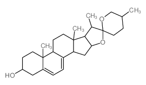 7-Dehydrodiosgenin结构式