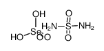 sulfamide-selenic acid complex Structure