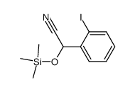 (2-iodophenyl)trimethylsilanyloxyacetonitrile结构式