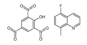 5-fluoro-8-methylquinoline,2,4,6-trinitrophenol Structure