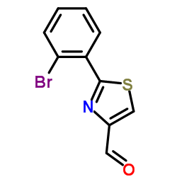 2-(2-溴苯基)-噻唑-4-甲醛结构式