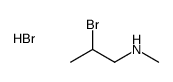 2-bromo-N-methylpropan-1-amine,hydrobromide Structure
