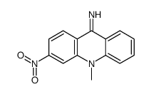 10-methyl-3-nitroacridin-9-imine Structure