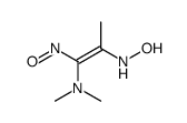 N-[1-(dimethylamino)-1-nitrosoprop-1-en-2-yl]hydroxylamine Structure