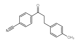 4'-CYANO-3-(4-METHYLPHENYL)PROPIOPHENONE结构式