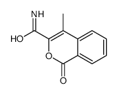 4-methyl-1-oxoisochromene-3-carboxamide结构式