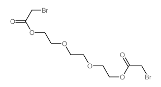Acetic acid, bromo-,1,2-ethanediylbis(oxy-2,1-ethanediyl) ester (9CI) Structure