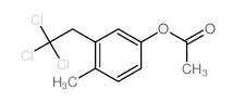[4-methyl-3-(2,2,2-trichloroethyl)phenyl] acetate Structure