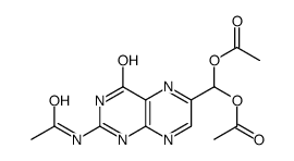 [(2-acetamido-4-oxo-1H-pteridin-6-yl)-acetyloxymethyl] acetate结构式