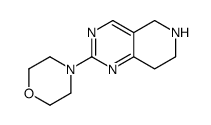 5,6,7,8-四氢-2-(4-吗啉)-吡啶并[4,3-d]嘧啶结构式