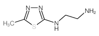 N-(2-Aminoethyl)-N-(5-methyl-1,3,4-thiadiazol-2-yl)amine Structure