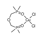 CuCl2(bis(dimethylphosphinylmethyl)ether) Structure