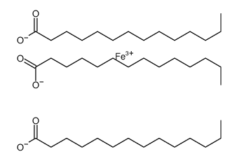 myristic acid, iron salt structure