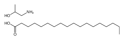 stearic acid, compound with 1-aminopropan-2-ol (1:1) Structure