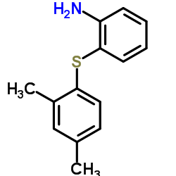 2-[(2,4-Dimethylphenyl)sulfanyl]aniline Structure
