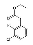 ethyl 2-(3-chloro-2-fluorophenyl)acetate Structure