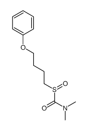 N,N-dimethyl-1-(4-phenoxybutylsulfinyl)formamide结构式