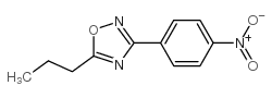 3-(4-硝基苯基)-5-丙基-1,2,4-噁二唑结构式