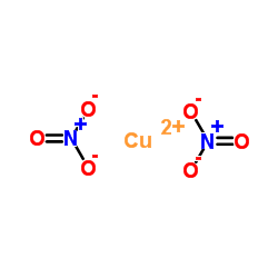 Copper(II) nitrate structure