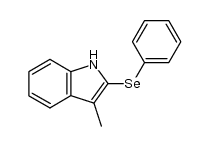 2-phenylseleno-3-methyl-1H-indole Structure