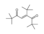 4-tert-butyl-2,2,7,7-tetramethyloct-4-ene-3,6-dione结构式
