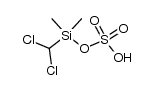 (dichloromethyl)dimethylsilyl hydrogen sulfate结构式