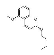 butyl 3-(2-methoxyphenyl)prop-2-enoate结构式