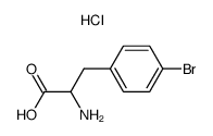 4-bromophenylalanine hydrochloride Structure