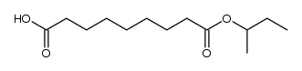Nonanedioic acid, Mono(1-Methylpropyl) ester Structure
