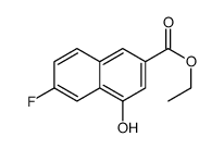 6-氟-4-羟基-2-萘酸乙酯结构式