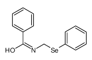 N-(phenylselanylmethyl)benzamide Structure