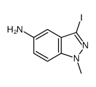 3-Iodo-1-methyl-1H-indazol-5-amine Structure