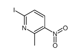 6-Iodo-2-methyl-3-nitropyridine Structure
