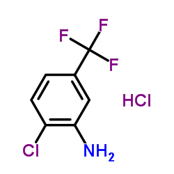 2-氯-5-(三氟甲基)苯胺盐酸盐结构式
