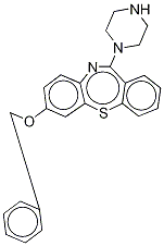 7-Benzyloxy-N-des[[2-(2-hydroxy)ethoxy]ethyl] Quetiapine-d8 Structure