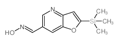 2-(Trimethylsilyl)furo[3,2-b]pyridine-6-carbaldehyde oxime Structure