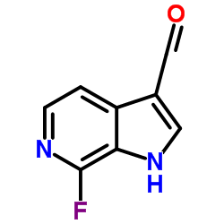 7-Fluoro-6-azaindole-3-carboxaldehyde Structure