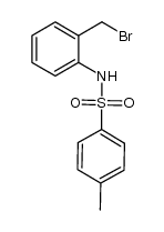 N-(2-(bromomethyl)phenyl)-4-methyl-benzenesulfonamide结构式