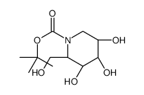 N-Boc-1,5-亚氨基-D-葡萄糖醇结构式