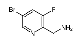 (5-溴-3-氟吡啶-2-基)甲胺结构式