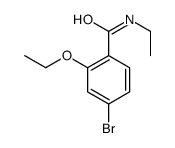 N-乙基-4-溴-2-乙氧基苯甲酰胺结构式