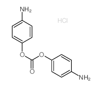 Phenol, 4-amino-,1,1'-carbonate, hydrochloride (1:2) Structure